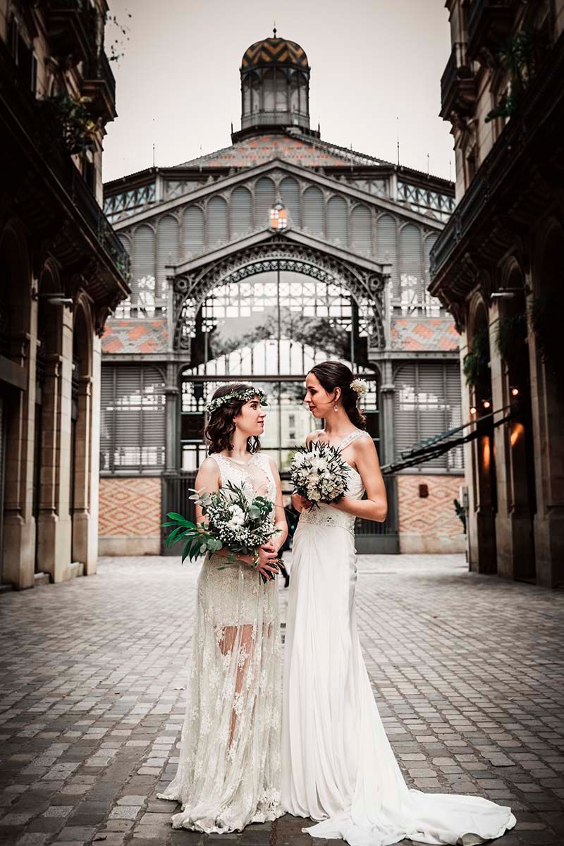 Preciosa imagen en el Casc Antic de Barcelona España