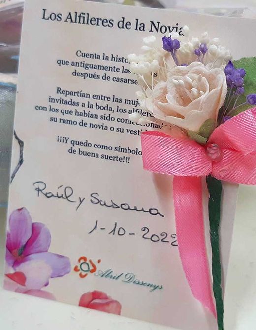 Alfileres Boda Personalizados