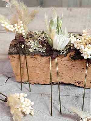 Horquillas con Flores para el Pelo