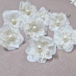 2 Horquilla de Hortensia y Perla