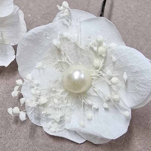 2 Horquilla de Hortensia y Perla