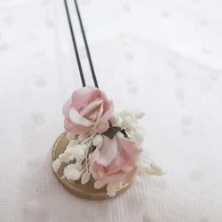 Horquillas de rosas con Paniculata 3 uni