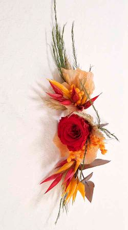 3 Horquillas Grandes Flores Iria