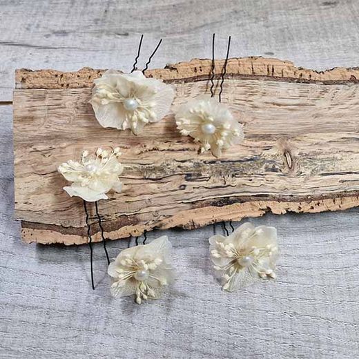 Horquillas de Hortensia Multicolor Preservada