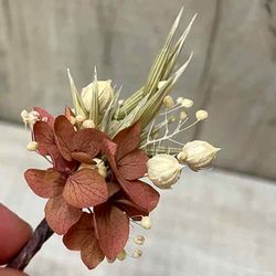 3 Pin de Flor Preservada Rosalia