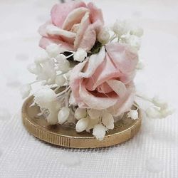 3 Pin Pelo Capullito Rosa