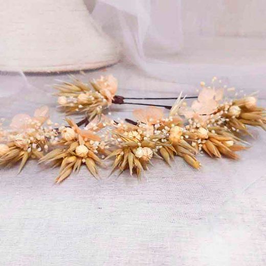 3 Horquillas de Flor Rosalia