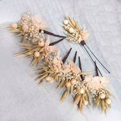 3 Horquillas de Flor Rosalia