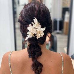 5 Horquillas para Pelo Surtido de Flores Neutras