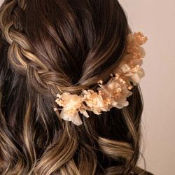 5 Hortensia Rosa Para el Pelo