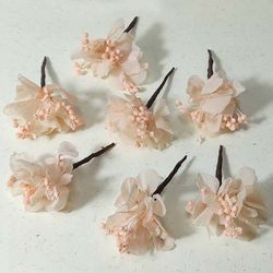 5 Hortensia Rosa Para el Pelo