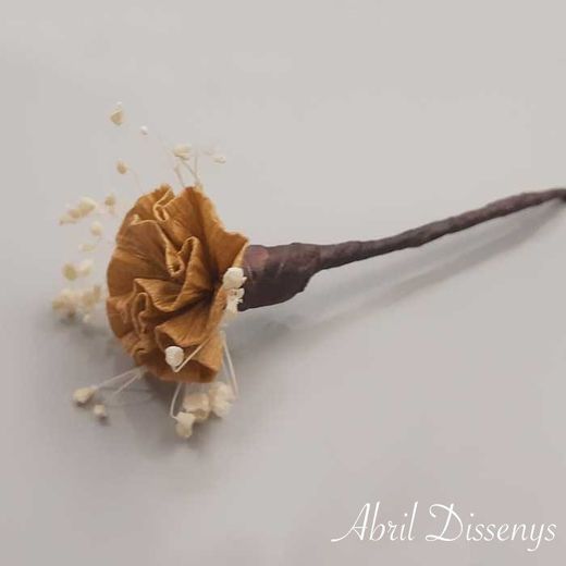 5 Pin de Paniculata y Clavel