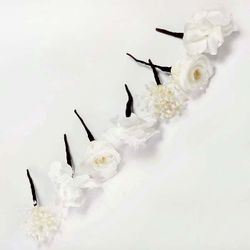 5 Rosas Hortensia Paniculata Blanca