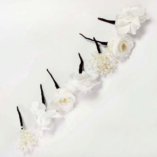 5 Rosas Hortensia Paniculata Blanca