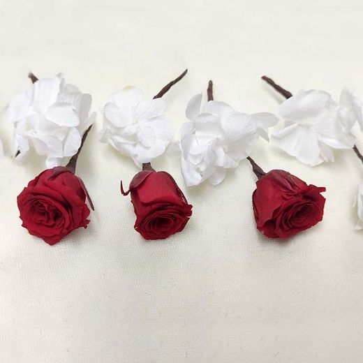 5 Surtido con Rosas para el Pelo