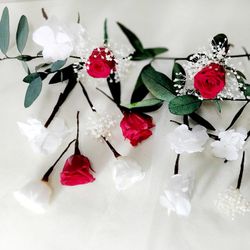 5 Surtido con Rosas para el Pelo