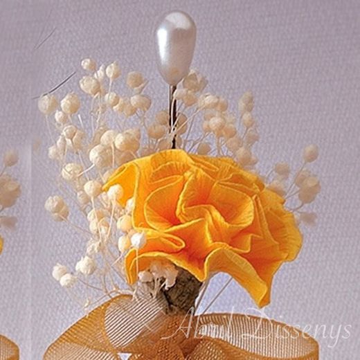 Alfiler de Boda Claveles de Colores