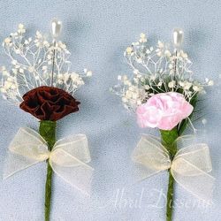 Alfiler de Boda Claveles de Colores