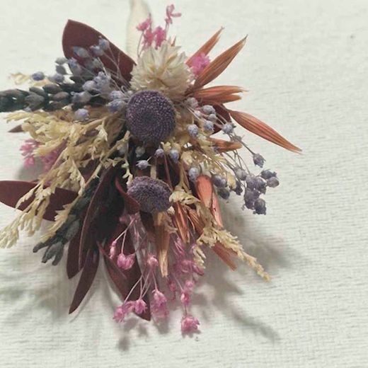 Ramillete de hiervas y flores para la Solapa