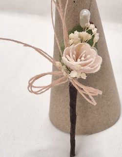 Alfiler Flor Preservada Boho