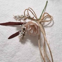 Alfiler Flor Preservada Boho