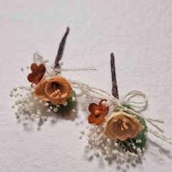 Alfiler Flor Preservada Boho Chic