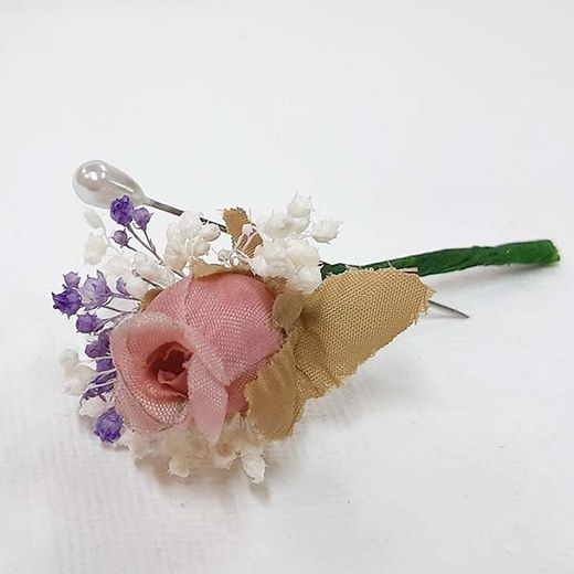 Alfiler flor seca y papaver