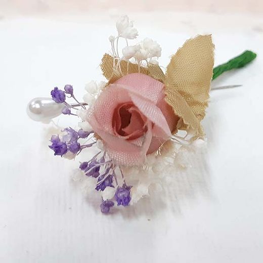 Alfiler flor seca y papaver