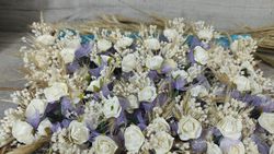 Alfiler Rosa Blanca y Paniculata