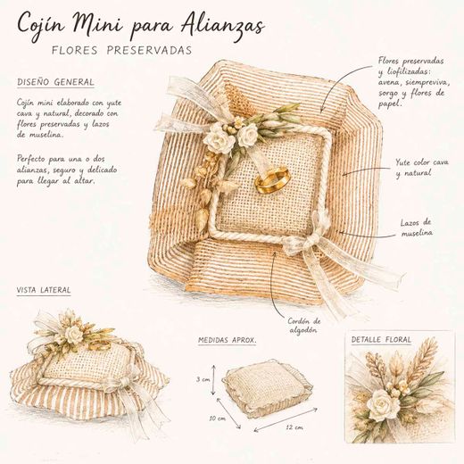Almohadón Mini para los Anillos