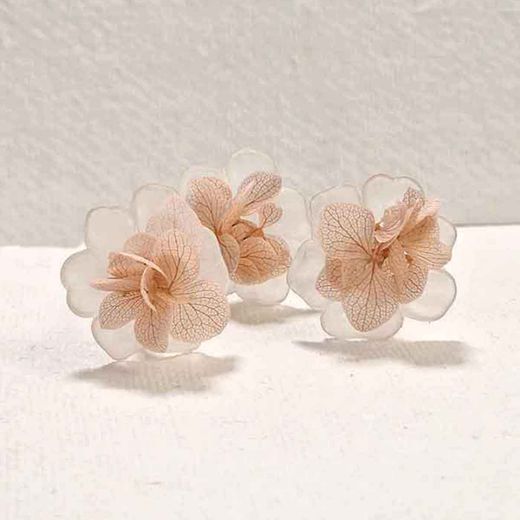 Amapola Blanca de Glasse con Hortensia