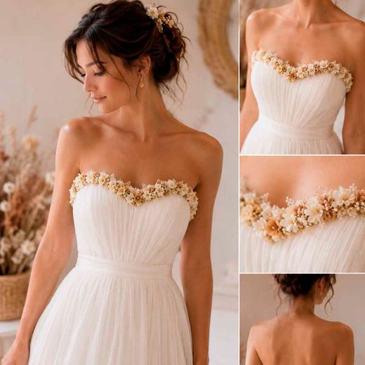 Aplique Floral para Vestidos