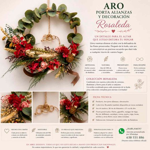 Aro Porta Alianzas y Decoración