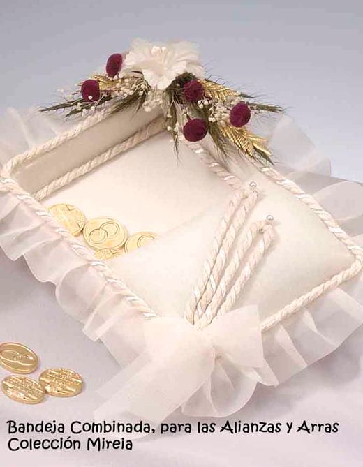 Bandeja Combi para Anillos y Arras Mireia Colección