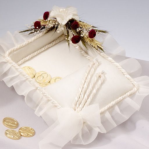 Bandeja Combi para Anillos y Arras Míriam Colección