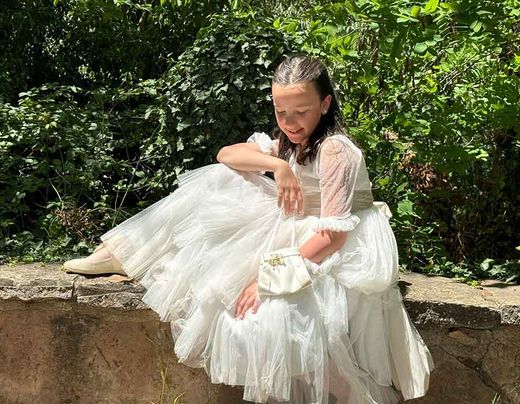 Bolso Comunión con Flores