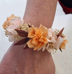Brazalete de Flores Secas y Preservadas