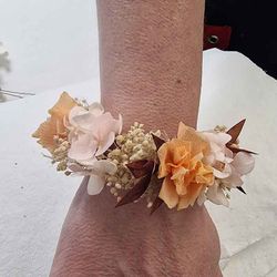 Brazalete de Flores Secas y Preservadas