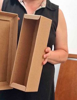 Caja con Ramo de Flores Exóticas