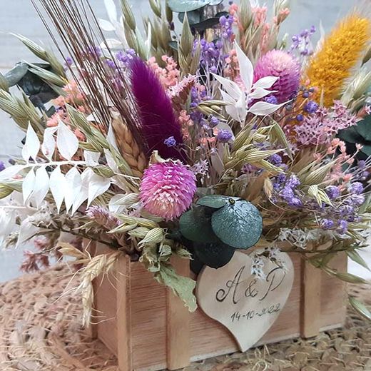 Caja de Flores Preservadas Iría