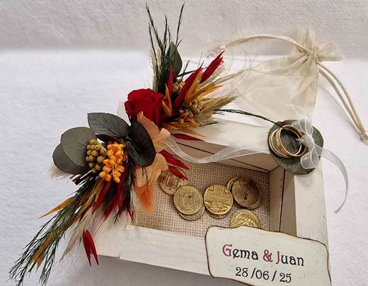 Caja de Madera para Bodas Iría