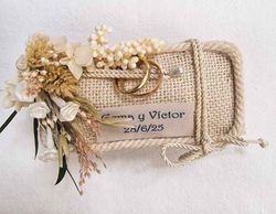 Caja madera para alianzas y arras