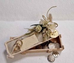 Caja Porta Anillos y Arras Rectangular