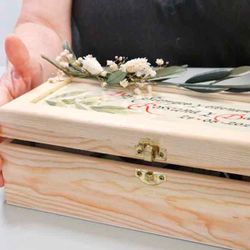 Caja de madera personalizada para pergaminos