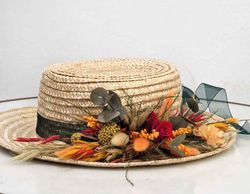Canotier Flores Colores Otoñales Iria