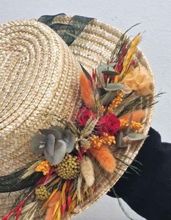 Canotier Flores Colores Otoñales Iria