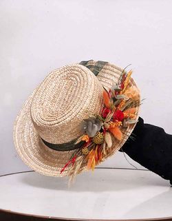 Canotier Flores Colores Otoñales Iria