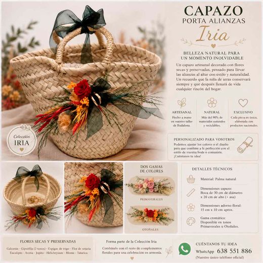 Capazo Porta Anillos Iría