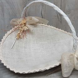 Cesta Boda Presentación con Flores