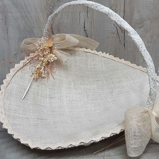 Cesta Boda Presentación con Flores